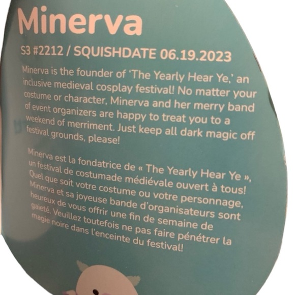 NWT 3” Minerva The Griffin Squishmallows Clip - Picture 4 of 4